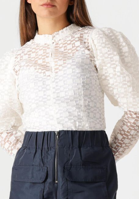 CO'COUTURE ELINOR OPEN BACK BLOUSE Blouses en blanc - large