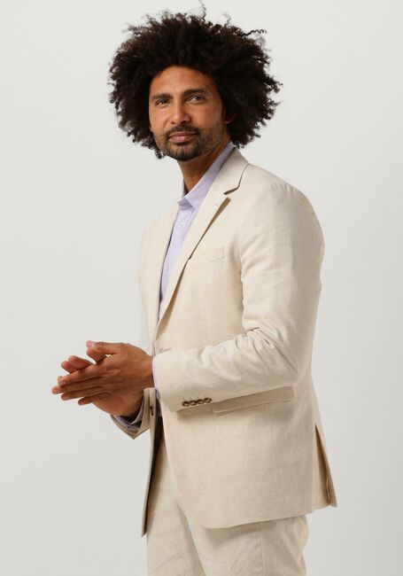 SELECTED HOMME SLHSLIM-MARTIN LINEN BLZ EX BLAZER Vestons en blanc - large