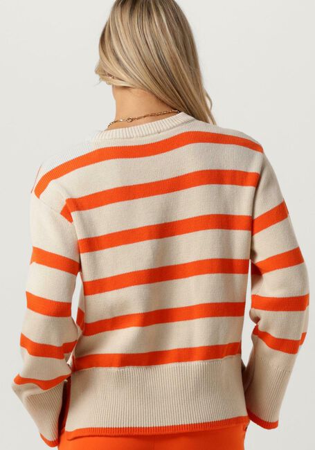 MODSTRÖM Pull CORBINMD STRIPE O-NECK Sable - large