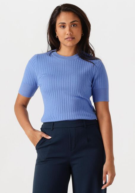 OBJECT T-shirt OBJNOELLE S/S KNIT T-SHIRT Bleu clair - large