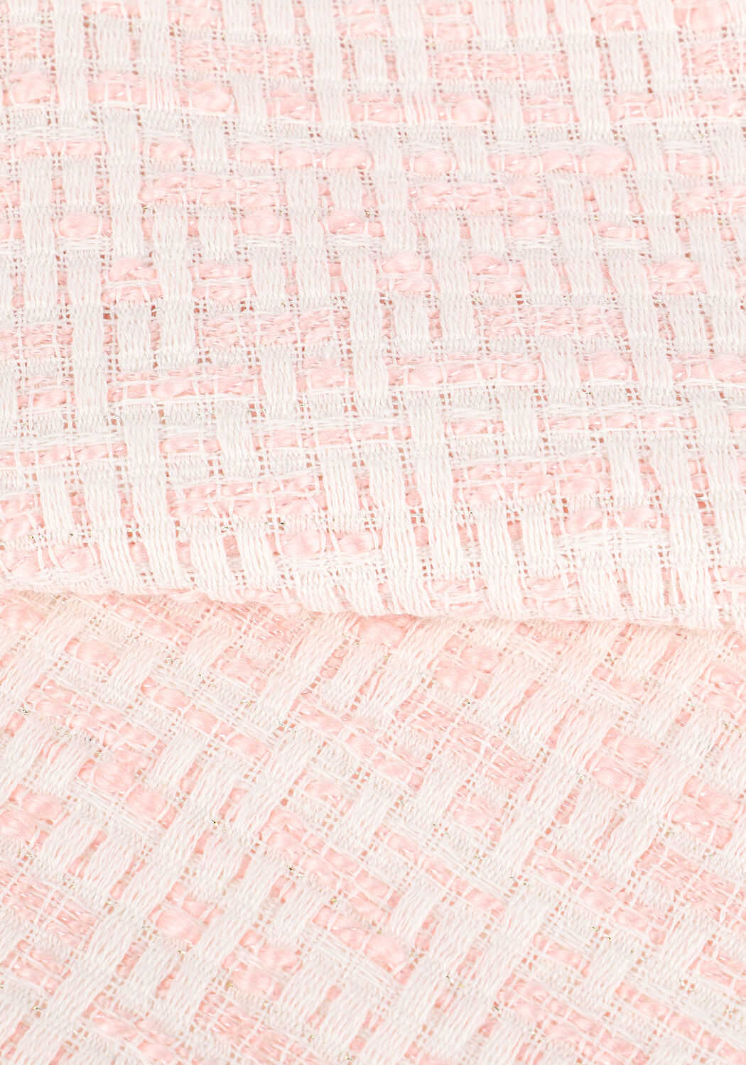 NA-KD Pantalon TWEED SUIT PANTS Rose clair - large