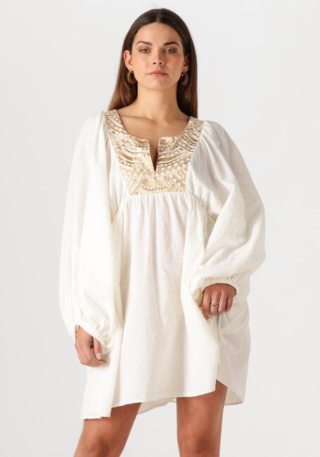 GREEK ARCHAIC KORI Mini robe 330432 Blanc - large