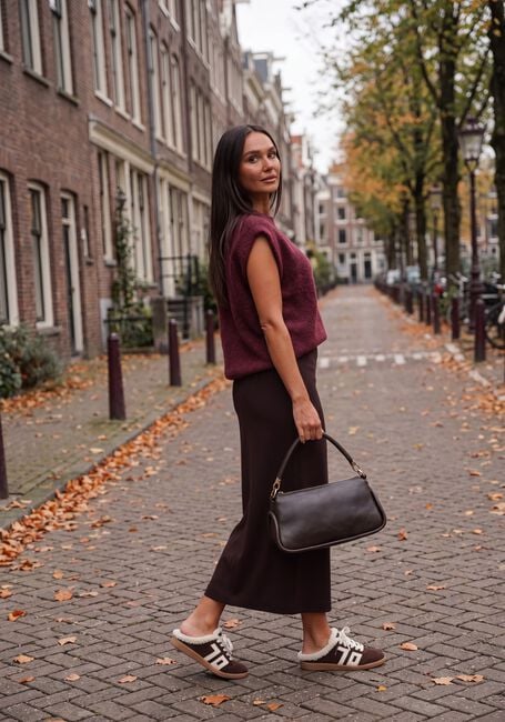 INWEAR Jupe midi AIDAIW SKIRT en marron - large