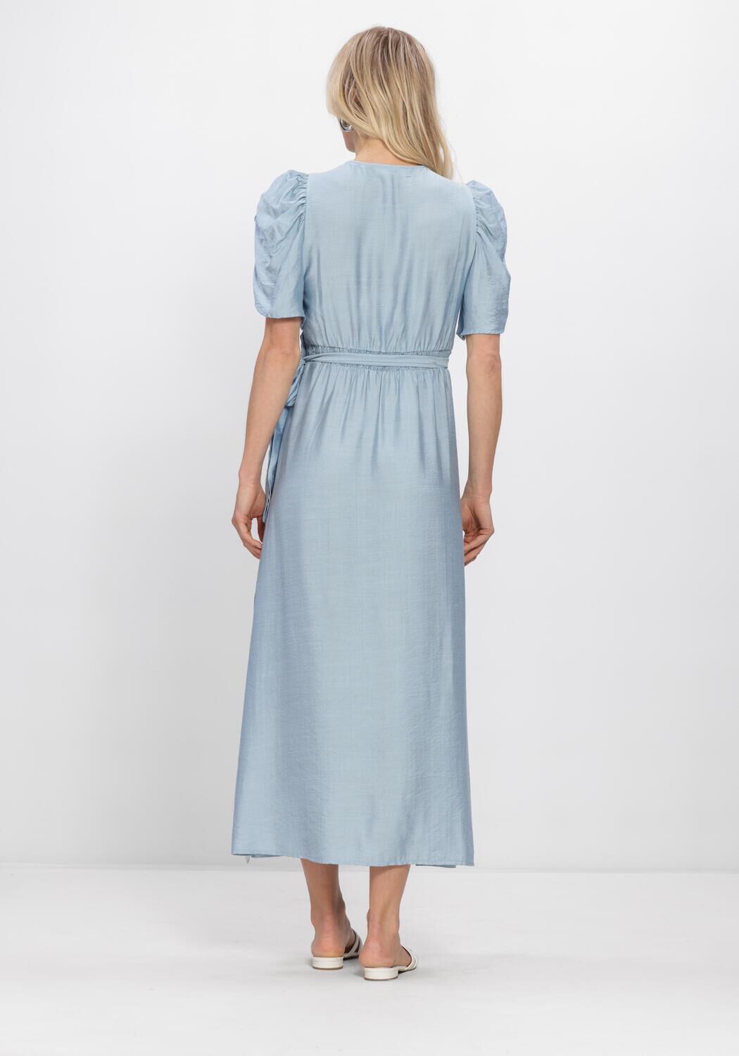 CO'COUTURE Robe maxi HERACC SS WRAP DRESS Bleu clair - large
