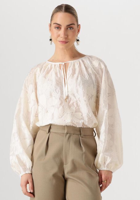 Gebroken wit NUKUS  YONI TOP EMBROIDERY - large