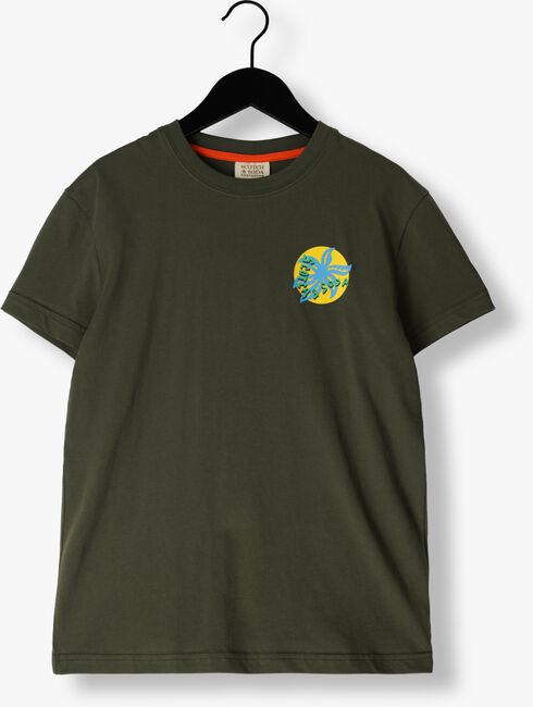 SCOTCH & SODA T-shirt ARTWORK T-SHIRT en vert - large