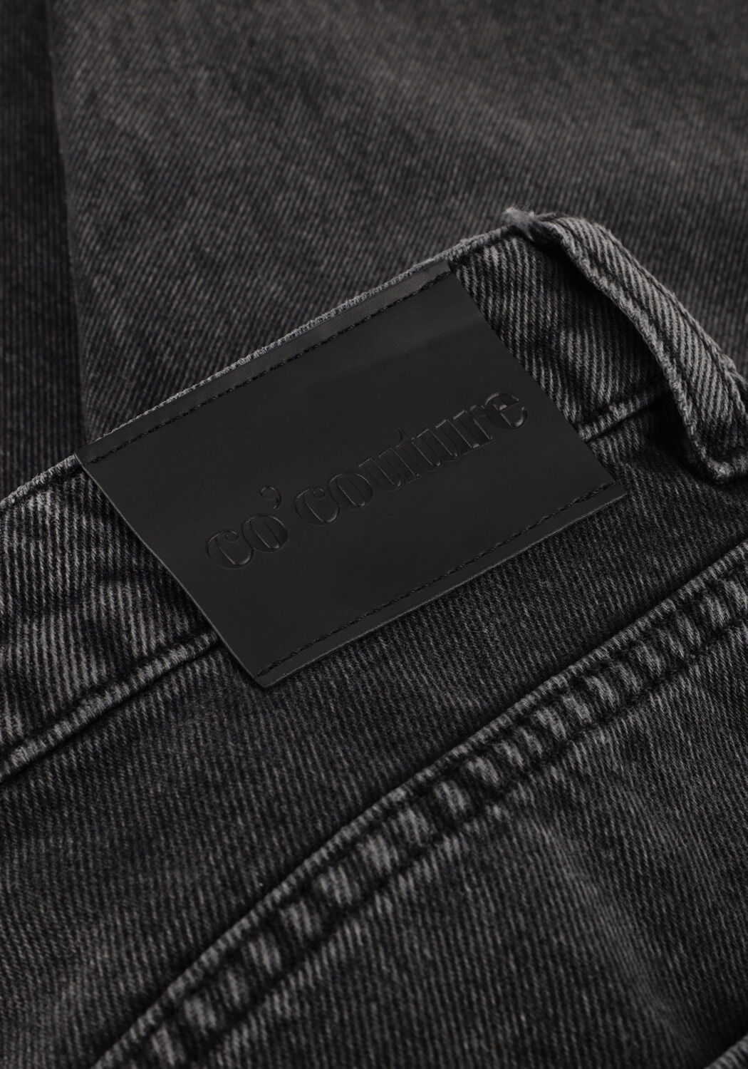 CO'COUTURE Mom jeans VIKA PLEAT LONG JEANS en noir - large