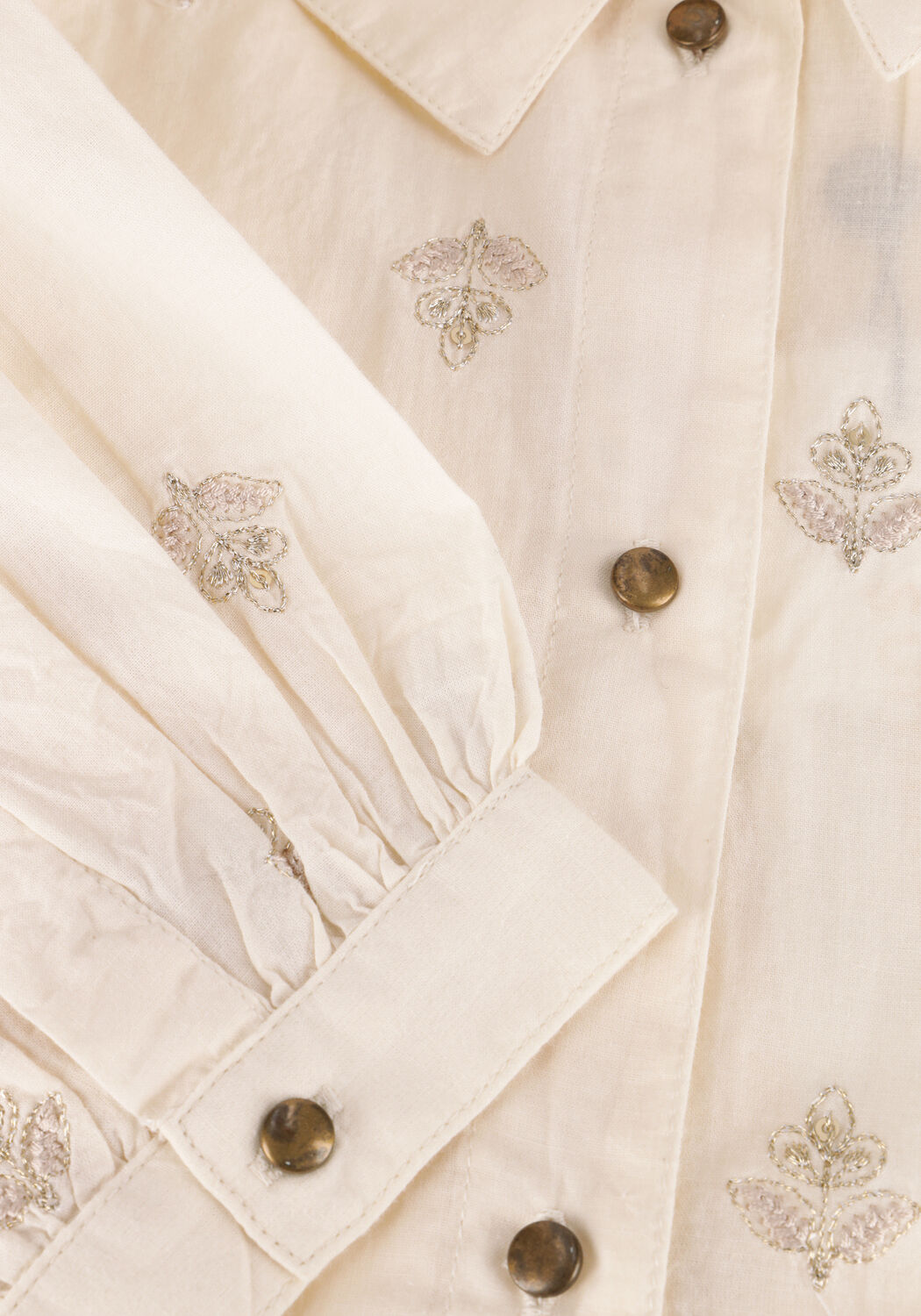 SUMMUM BLOUSE SCATTERED EMBRO SOLID Blouses en blanc - large