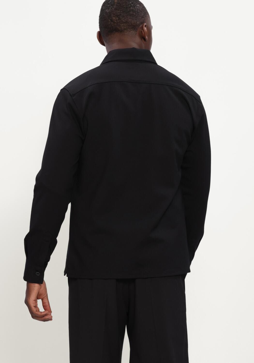 GENTI OVERSHIRT KNOOP Surchemises en noir - large
