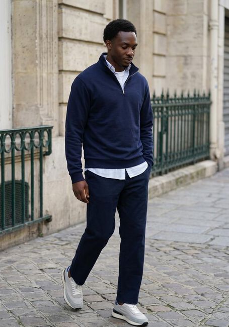 FOR&Eacute;T CLAY TWILL PANTS Pantalons Bleu fonc&eacute; - large