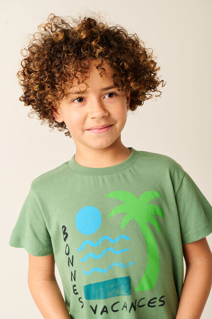 TUMBLE 'N DRY T-shirt NASSAU en vert - large