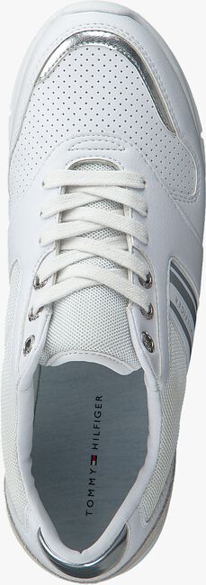 Witte TOMMY HILFIGER Lage sneakers METALLIC LIGHTWEIGHT - large