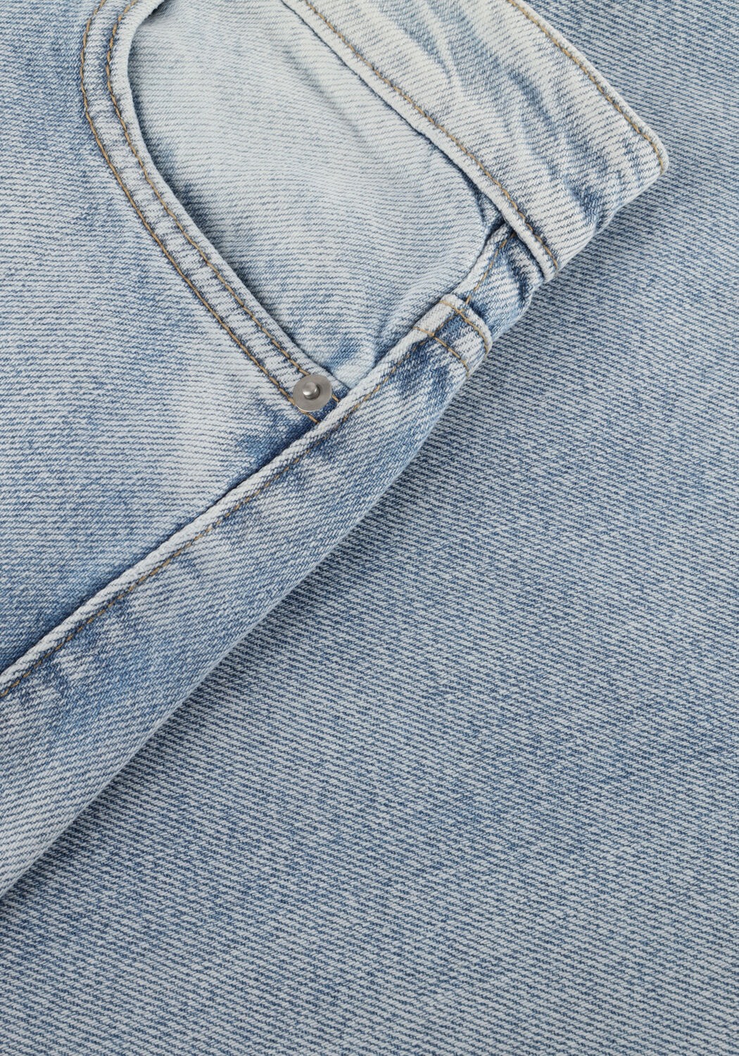 Lichtblauwe OBJECT Wijde broek OBJMOJI ELSA MW SUPER BAREL  JEANS REP - large