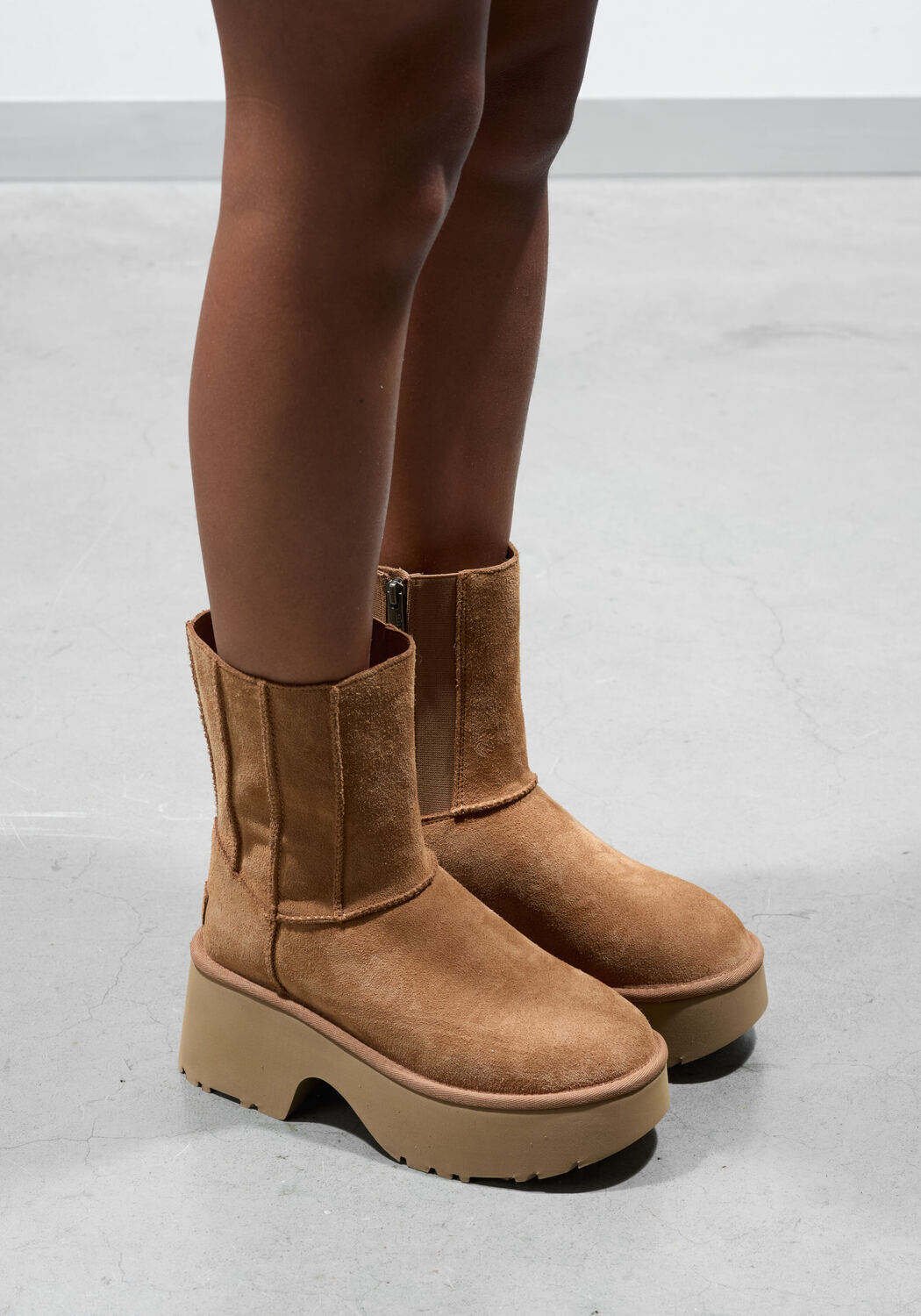 Cognac UGG  CLASSIC TWIN SEAM NEW HEIGHTS - medium