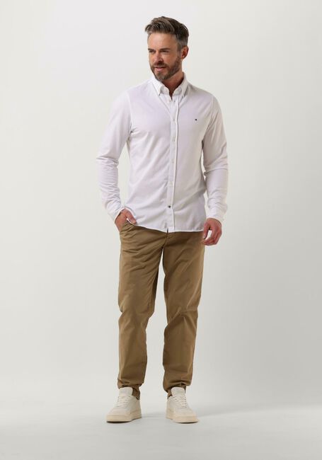 TOMMY HILFIGER Chemise classique 1985 KNIT SOLID SF SHIRT en blanc - large