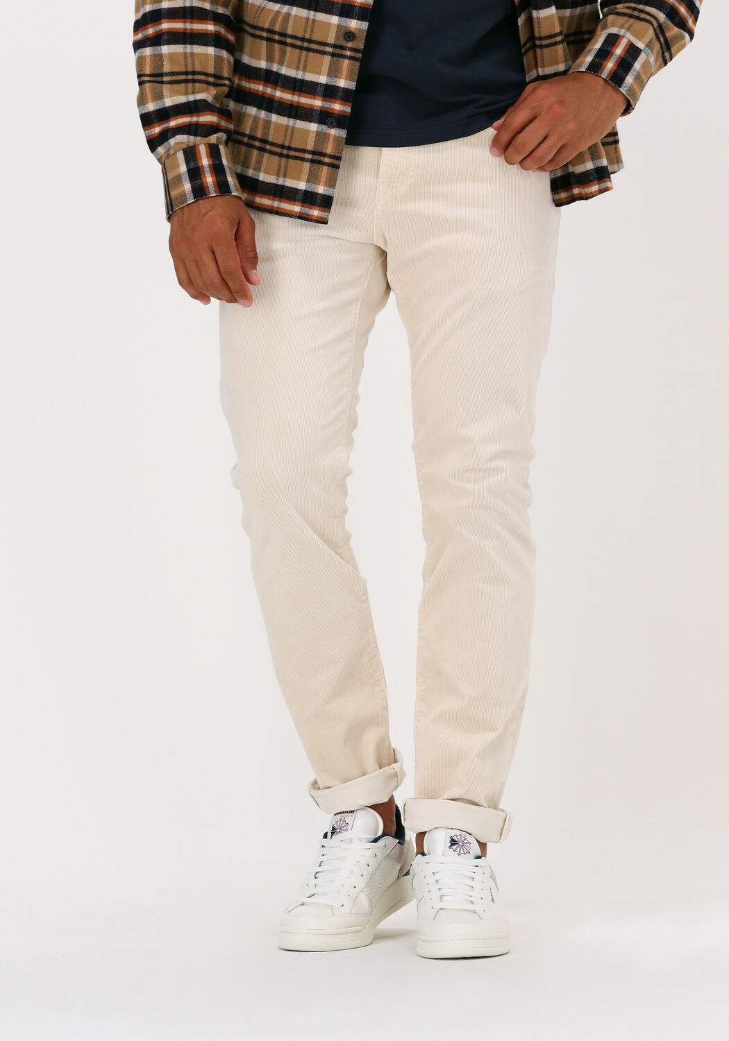 SCOTCH & SODA Chino AMS BLAUW GARMENT DYED RALSTON Blanc