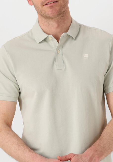 G-STAR RAW Polo DUNDA SLIM POLO S\S en beige - large
