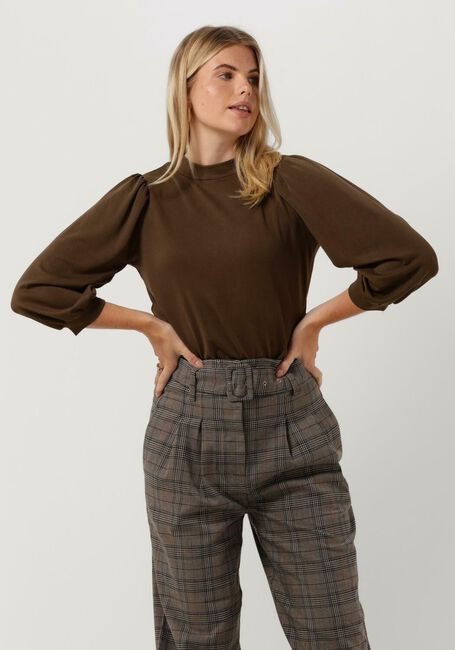 MINUS Haut HELENE TEE en marron - large