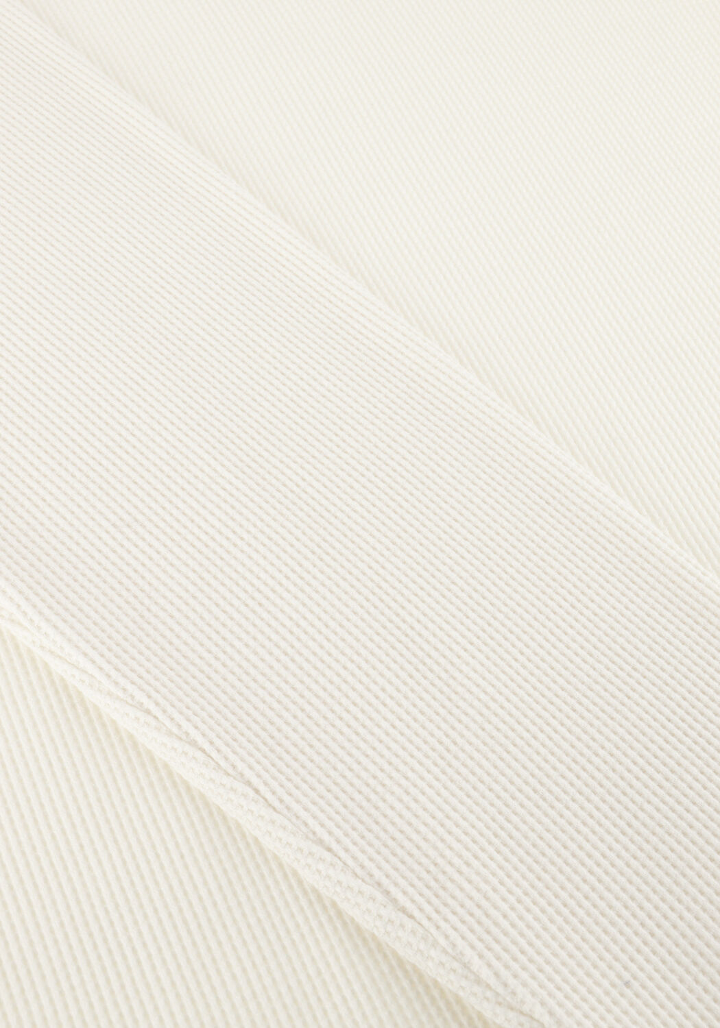 Ecru ANERKJENDT Polo / T-shirt AKKIKKI L/S WAFFLE TEE - large