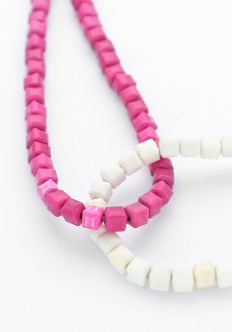 BONNIE STUDIOS Colliers DOUBLE PINK NECKLACE en rose - large