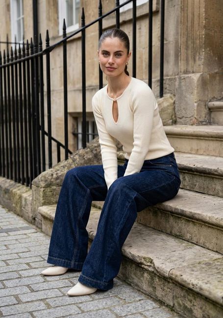 NEO NOIR BABETTI KNIT BLOUSE Hauts & T-shirts en jaune - large