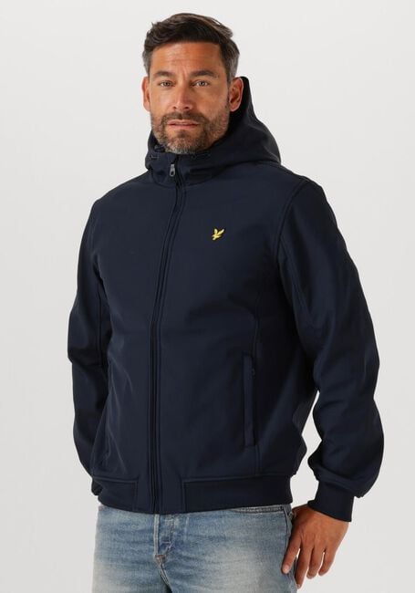 LYLE & SCOTT Jack FLEECE BACK SOFTSHELL Bleu foncé - large