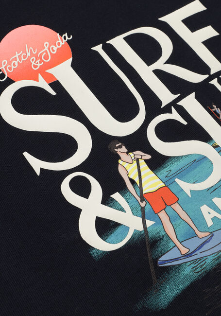 Donkerblauwe SCOTCH & SODA Sweater ARTWORK SWEATSHIRT Donkerblauwe SCOTCH & SODA Sweater ARTWORK SWEATSHIRT - large