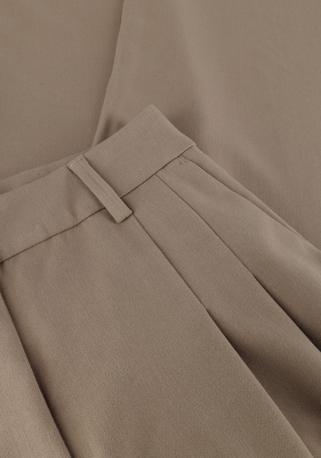 Bruine MSCH COPENHAGEN Wijde broek MSCHHENRIKA HW PANTS - large