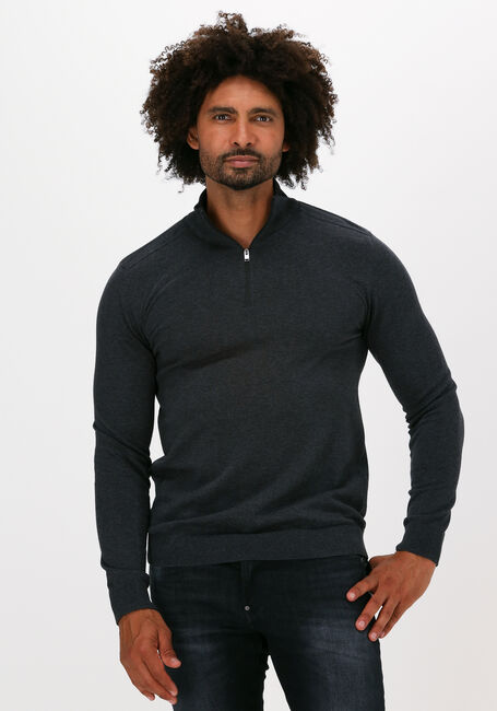 SELECTED HOMME Pull SLHBERG HALF ZIP CARDIGAN NOOS en gris - large