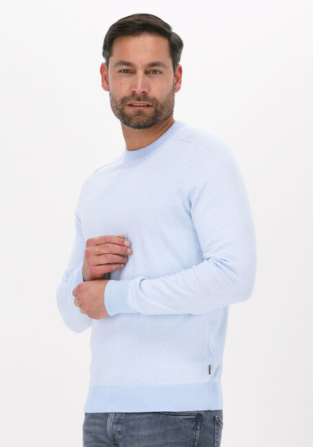 BOSS Pull ATAROUL Bleu clair - large