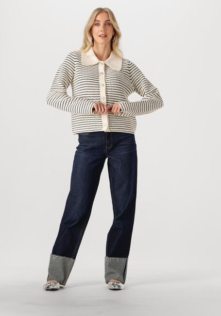 Y.A.S. Gilet YASFANTO LS KNIT CARDIGAN S. Écru - large