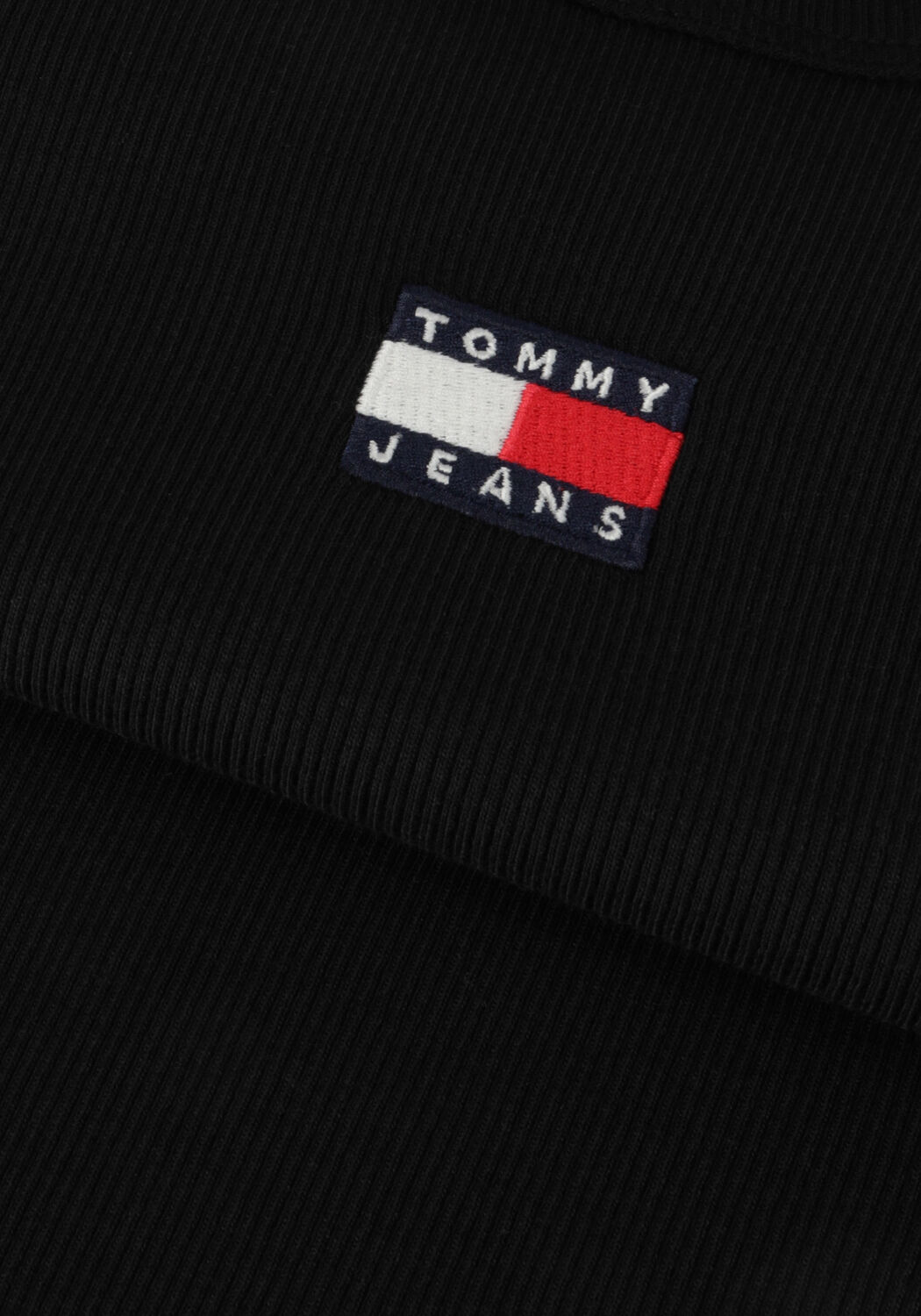 TOMMY JEANS T-shirt TWJ SLIM BADGE RIB TEE en noir - large