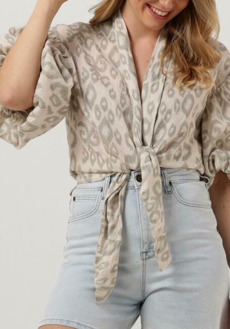 Groene MR MOOD  MRS MABE TOP PRINTED - large