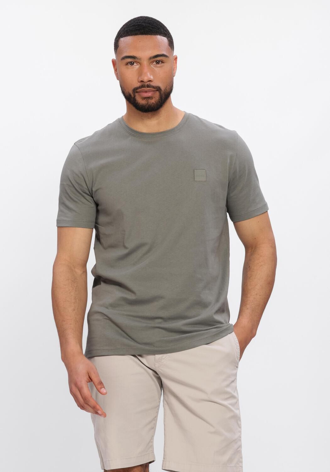 BOSS ORANGE T-shirt TALES en vert - large