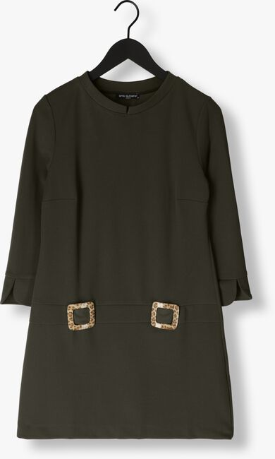 ANA ALCAZAR Mini robe DRESS LEO BUCKLE Vert foncé - large