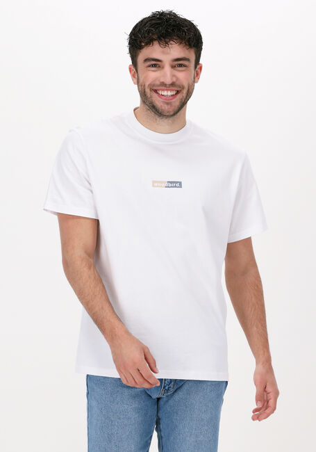 Witte WOODBIRD T-shirt TROPE SPLIT TEE - large