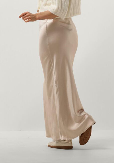 NOTRE-V Jupe maxi SATIN LONG SKIRT Écru - large