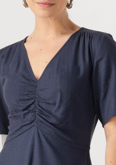 MODSTRÖM Robe midi MIGUELMD SS DRESS Bleu foncé - large
