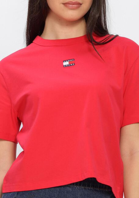 TOMMY JEANS T-shirt TJW BXY BADGE TEE EXT en rouge - large