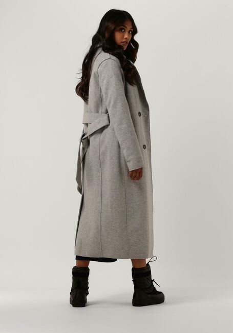 Grijze BEAUMONT Mantel BELTED COAT - large