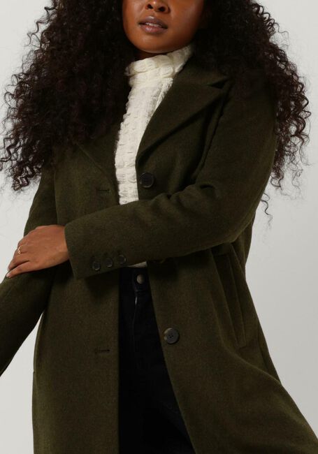SELECTED FEMME Manteau NEW SASJA WOOL COAT B en vert - large