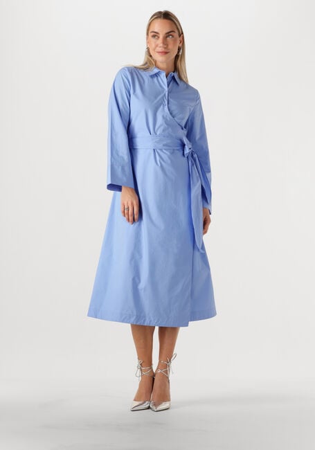 SELECTED FEMME Robe midi SLFAVIANA LS MIDI WRAP DRESS Bleu clair - large