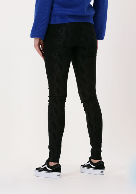Zwarte OBJECT Legging BELLE MW COATED LEGGING - large