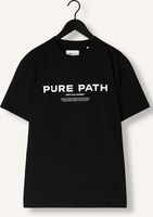 Zwarte PURE PATH T-shirt TSHIRT WITH FRONT PRINT Zwarte PURE PATH T-shirt TSHIRT WITH FRONT PRINT - medium