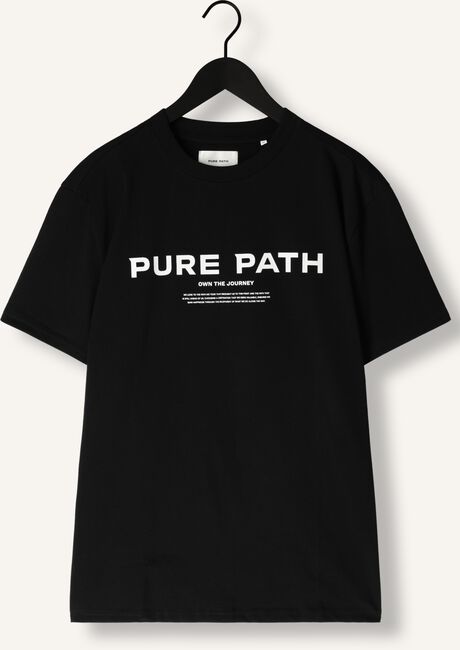 Zwarte PURE PATH T-shirt TSHIRT WITH FRONT PRINT Zwarte PURE PATH T-shirt TSHIRT WITH FRONT PRINT - large