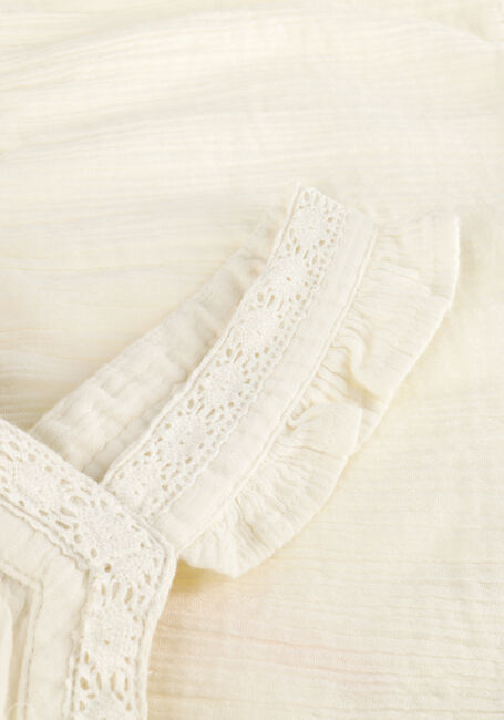 SCOTCH & SODA Haut LACE DETAIL CRINKLE COTTON TANK en blanc - large