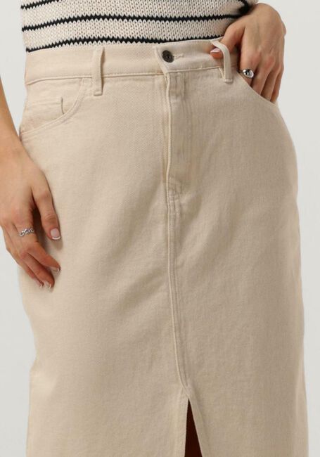 BY-BAR Jupe midi ELBA TWILL SKIRT Écru - large