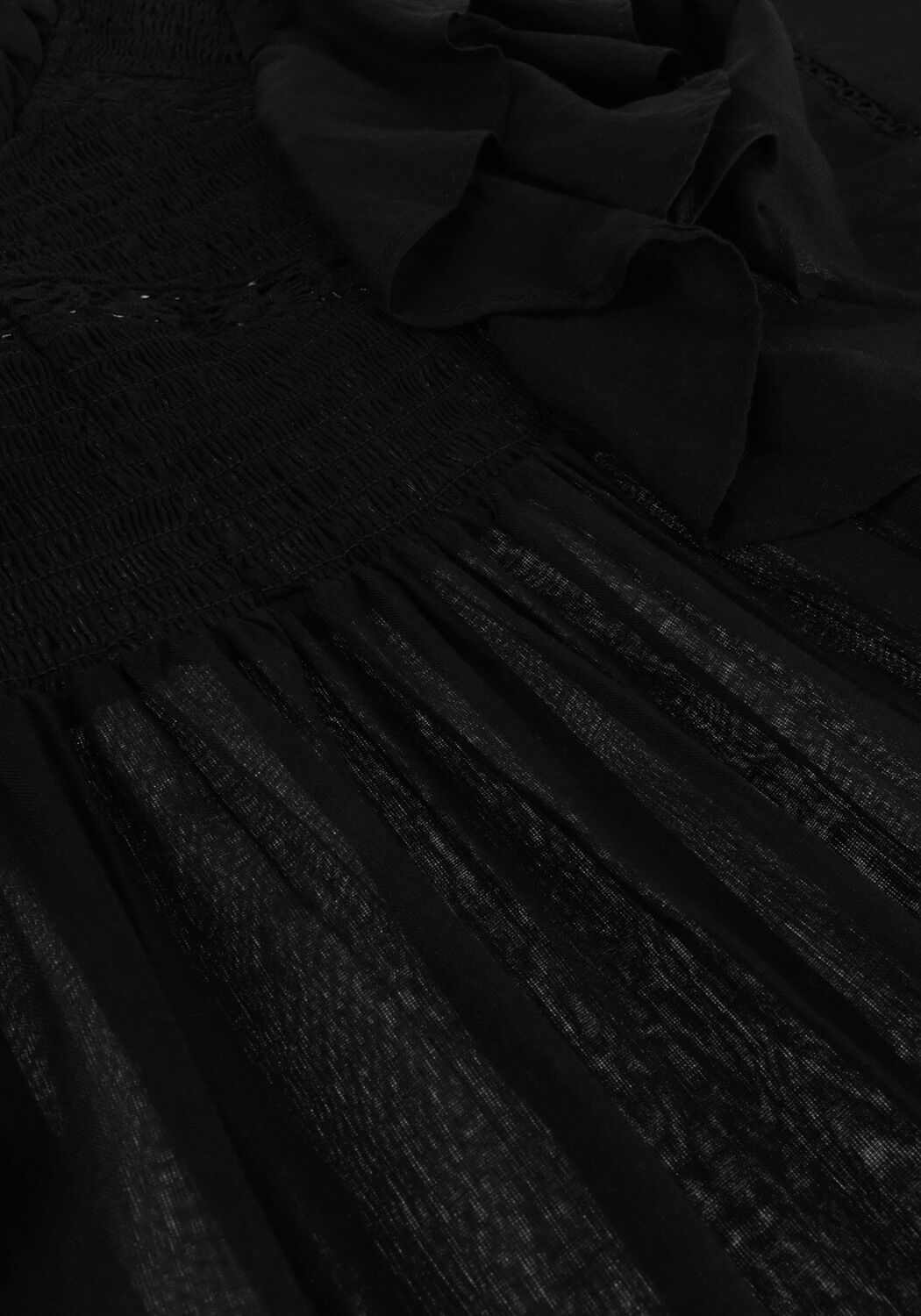 Zwarte NEO NOIR  SARNA S VOILE BLOUSE - large