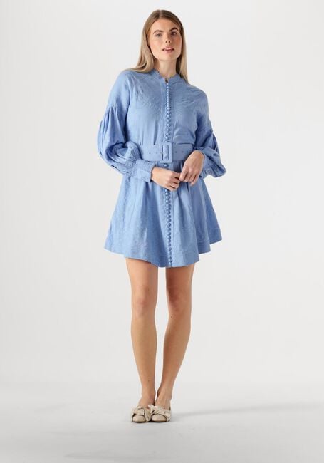 SCARLETT POPPIES Mini robe BERITE SHORT DRESS Bleu clair - large