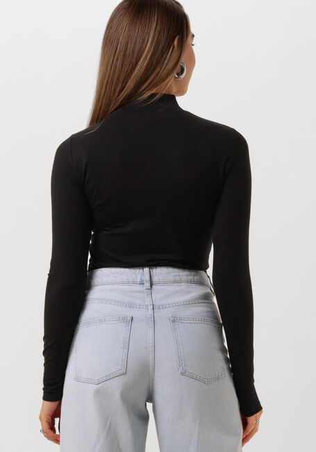 SELECTED FEMME Col roulé SLFMANJA LS HIGH NECK en noir - large